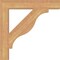 Ekena Millwork Funston Block Smooth Bracket, Western Red Cedar, 3 1/2"W x 24"D x 24"H BKT04X24X24FST05SWR - alternate 4